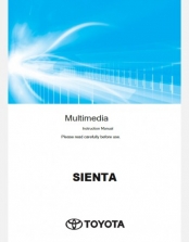 TOYOTA SIENTA 2023-2024 NAVIGATION & MULTIMEDIA SYSTEM MANUAL